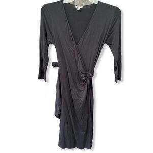 Max Studio Wrap Dress‎ Black